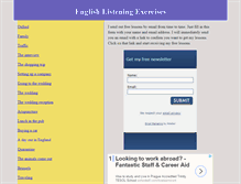 Tablet Screenshot of carolinebrownlisteninglessons.com